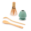 Matcha Green Tea Whisk Set - Whisk + Scoop + Tea Spoon + Whisk Holder