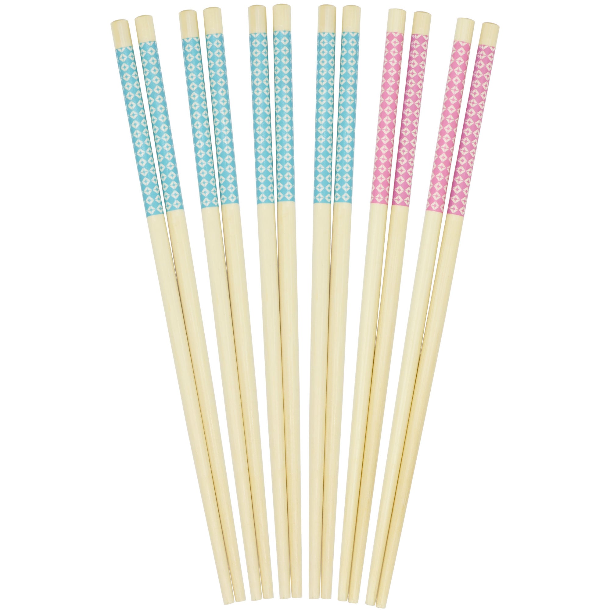 Diamond & Checker Pattern Chopsticks