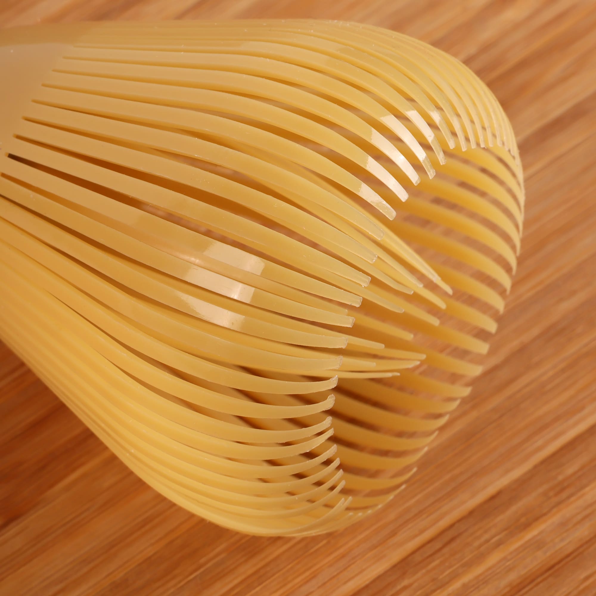 plastic matcha tea whisk close up