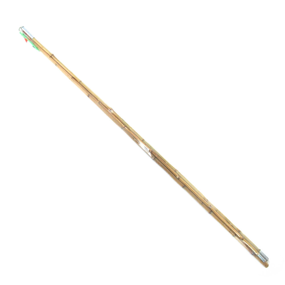 11.5 Feet Bamboo Vintage Cane Fishing Pole with Bobber, Hook, Line and