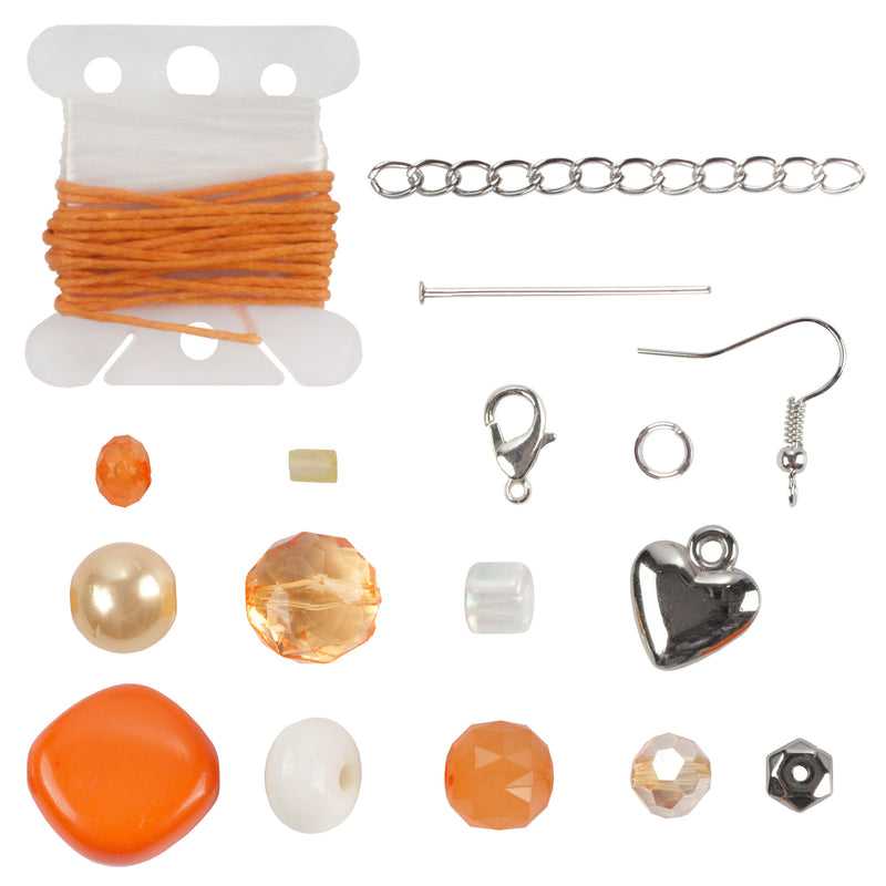 600pc Acrylic, Glass, and Lampwork Bead Jewelry Kits