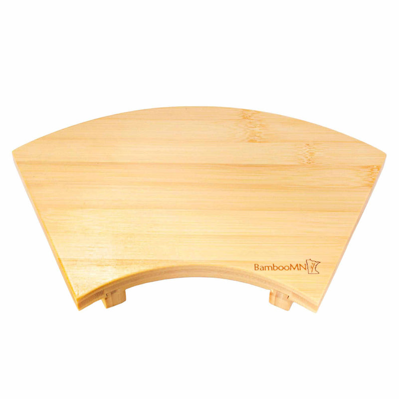 Bamboo Sushi Board Fan-Shape Serving Tray