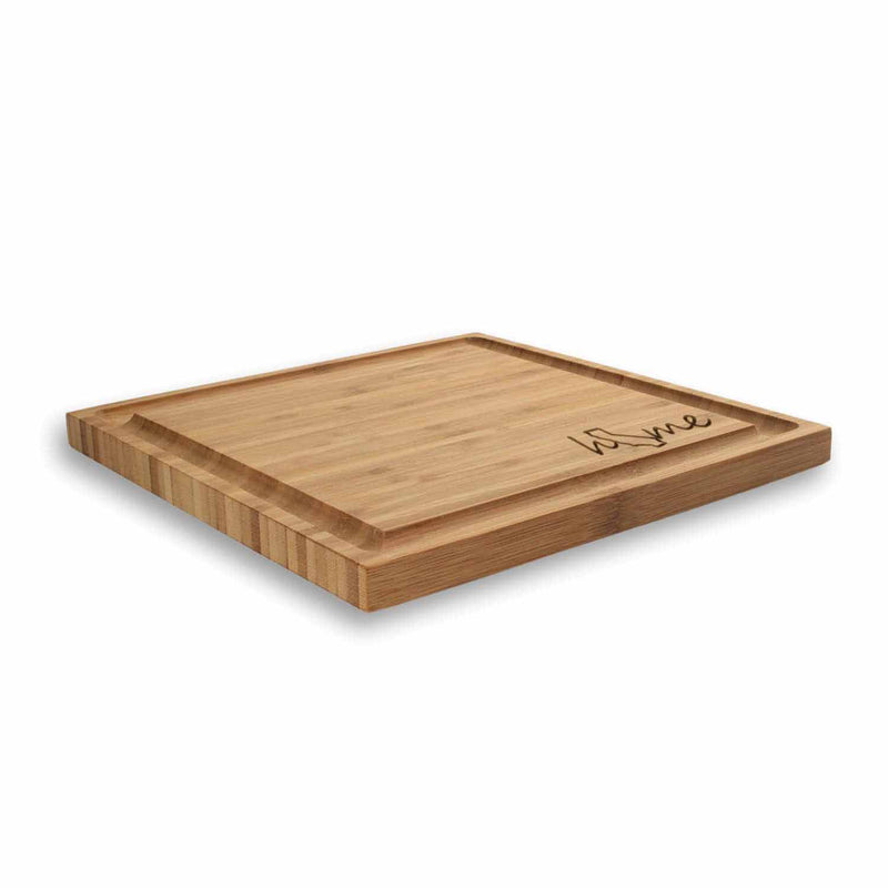 Engraved Bamboo Cutting Board - Home w/ State