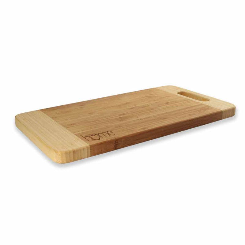 Engraved Bamboo Cutting Board - Home w/ State - Style 2