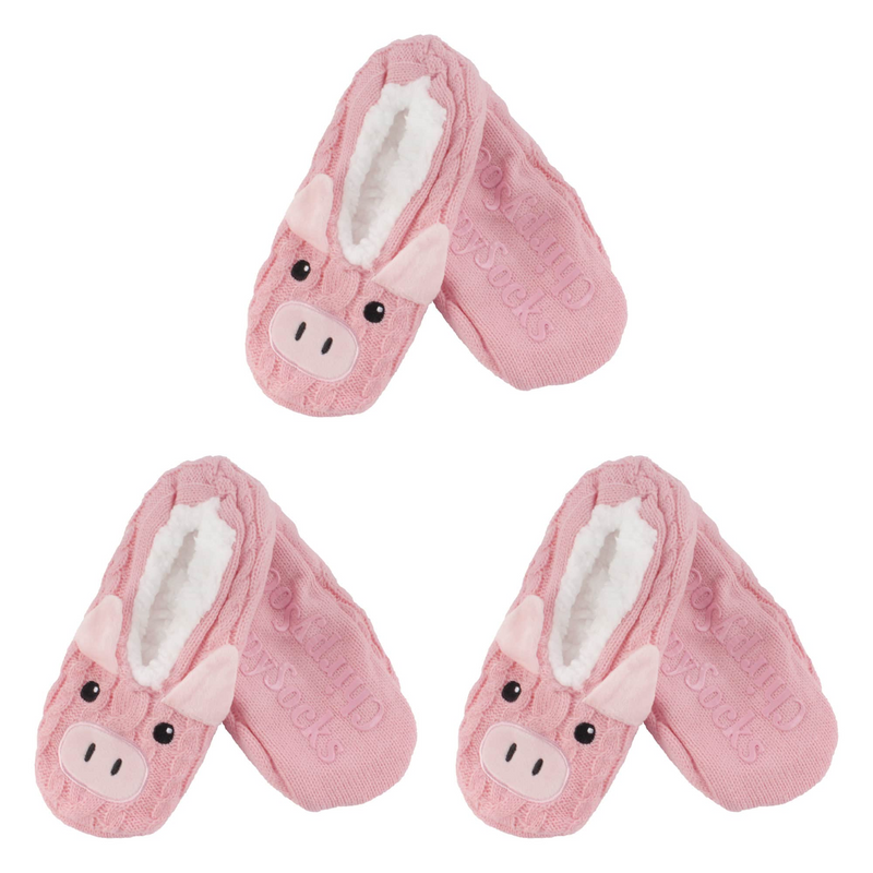 pig slipper socks nonslip