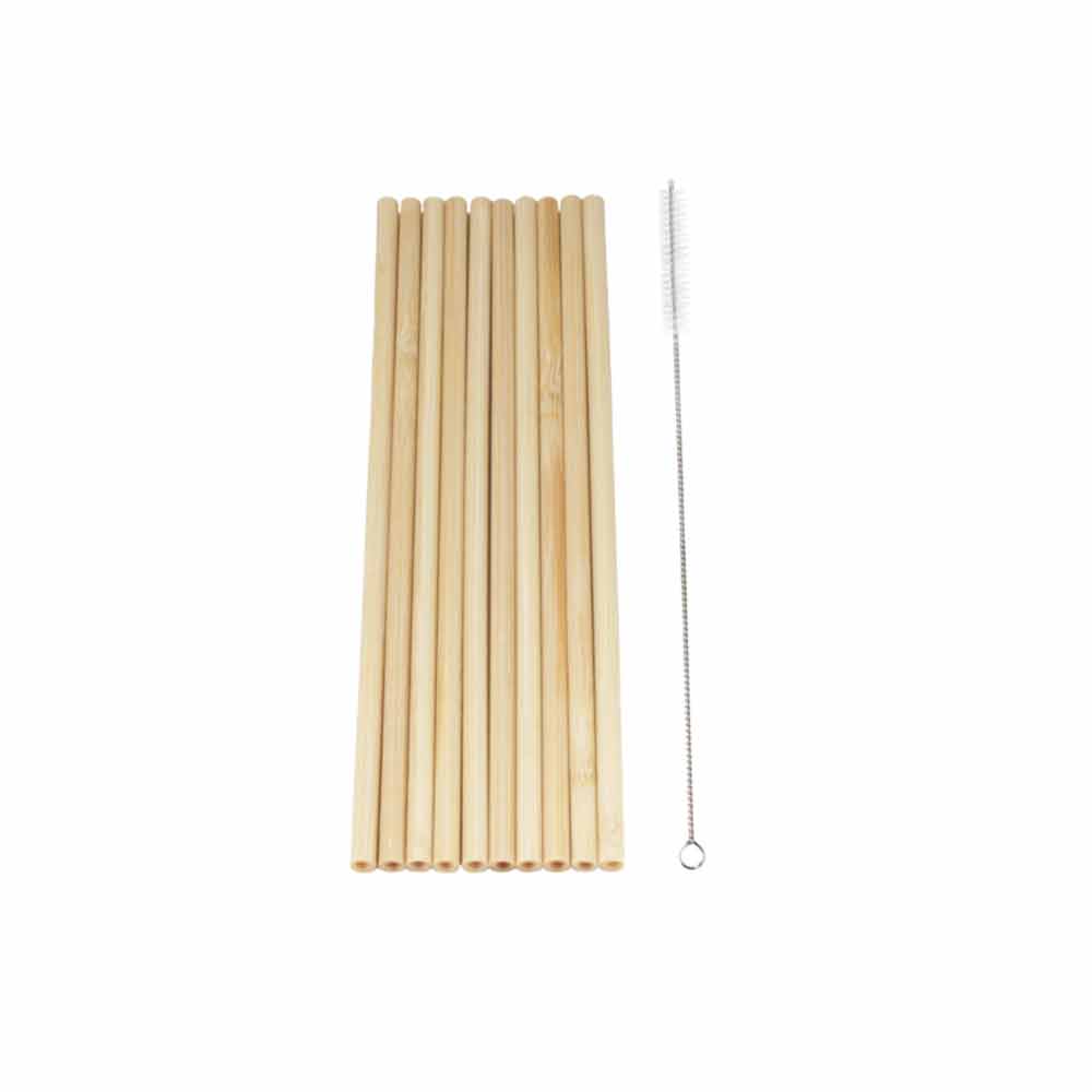 All-Natural Reusable & Disposable Bamboo Straws