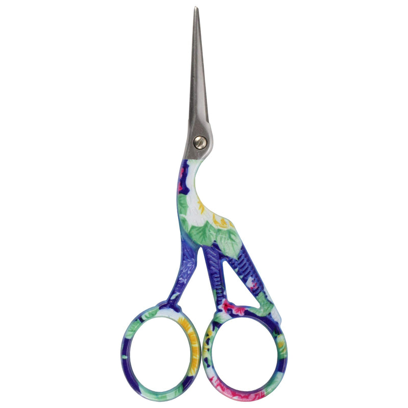 Blue, sharp, pointed tip scissors