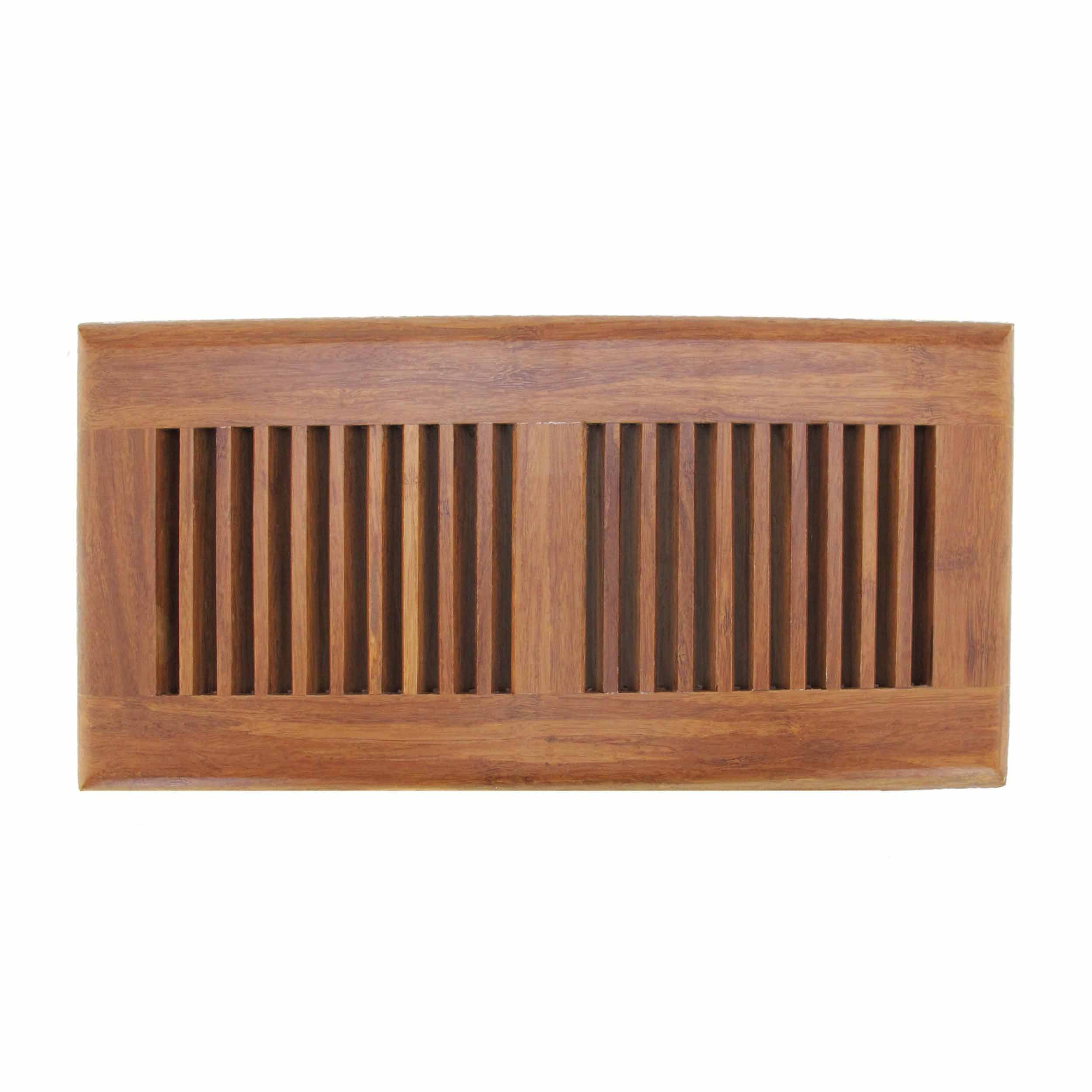 Strand Woven Bamboo Floor Register Vent Cover 6" x 14"