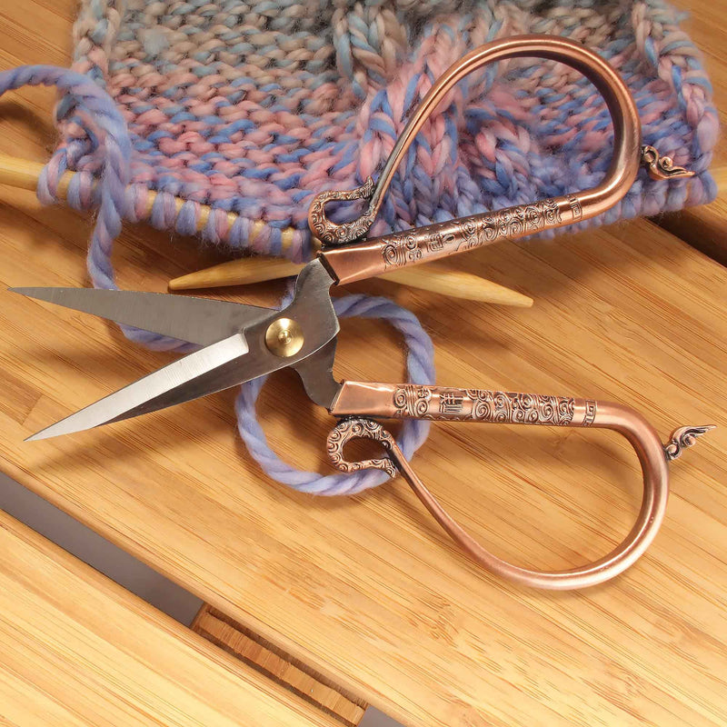 Embroidery Scissors with Chinese Inspired Handles Knitting