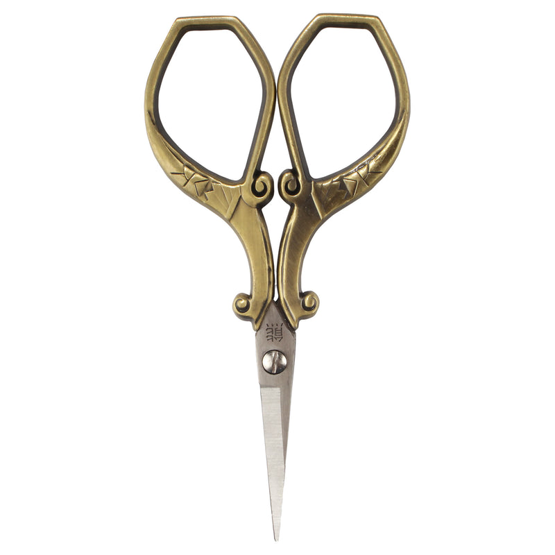 gold classic antique scissors