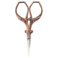 Copper fancy decorative craft scissors