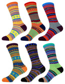Women's Vintage Knitted Colorful Socks
