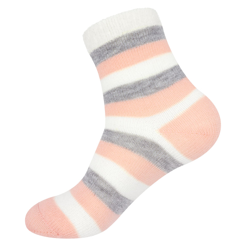 pink/grey/white patterned sock