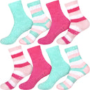 Assorted Fuzzy Stripe Solid Non-Slip Home Socks