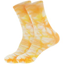 Women's Bamboo Tie Dye Crew Socks: 2 Pairs
