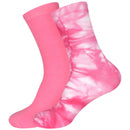 Men's Bamboo Tie Dye Crew Socks: 2 Pairs