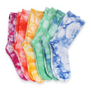 Group of tie dye socks