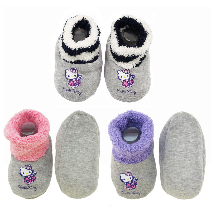 Infant Toddler Soft Furry Plush Cozy Fuzzy Booties Slippers