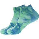 Men's Bamboo Tie Dye Ankle Socks: 2 Pairs