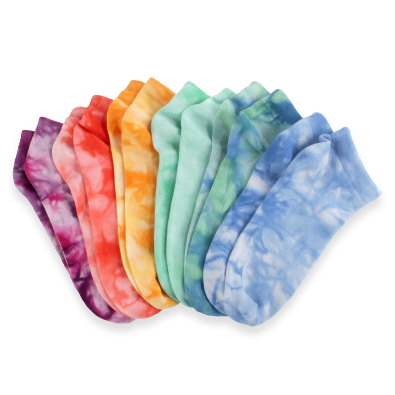 Variety photo of tie dye socks