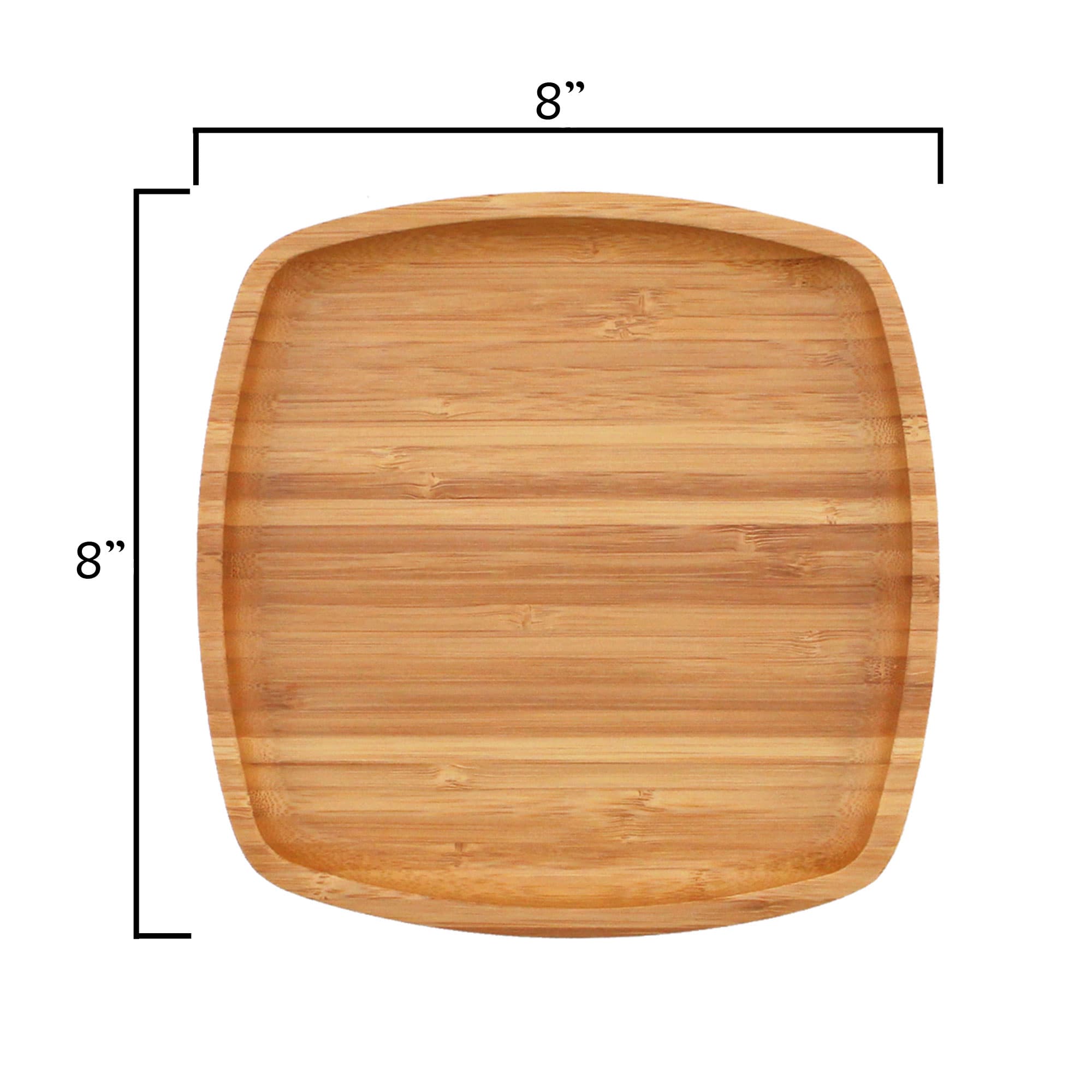 bamboo camping mess 8 x 8 plate sizing
