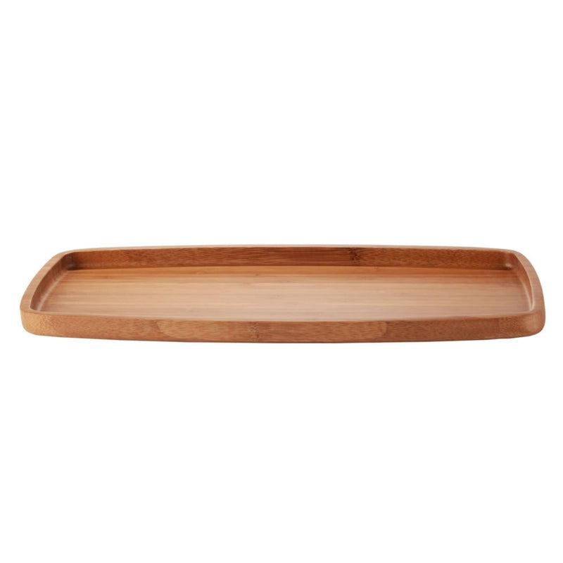bamboo rectangle plate 14" x 6" side