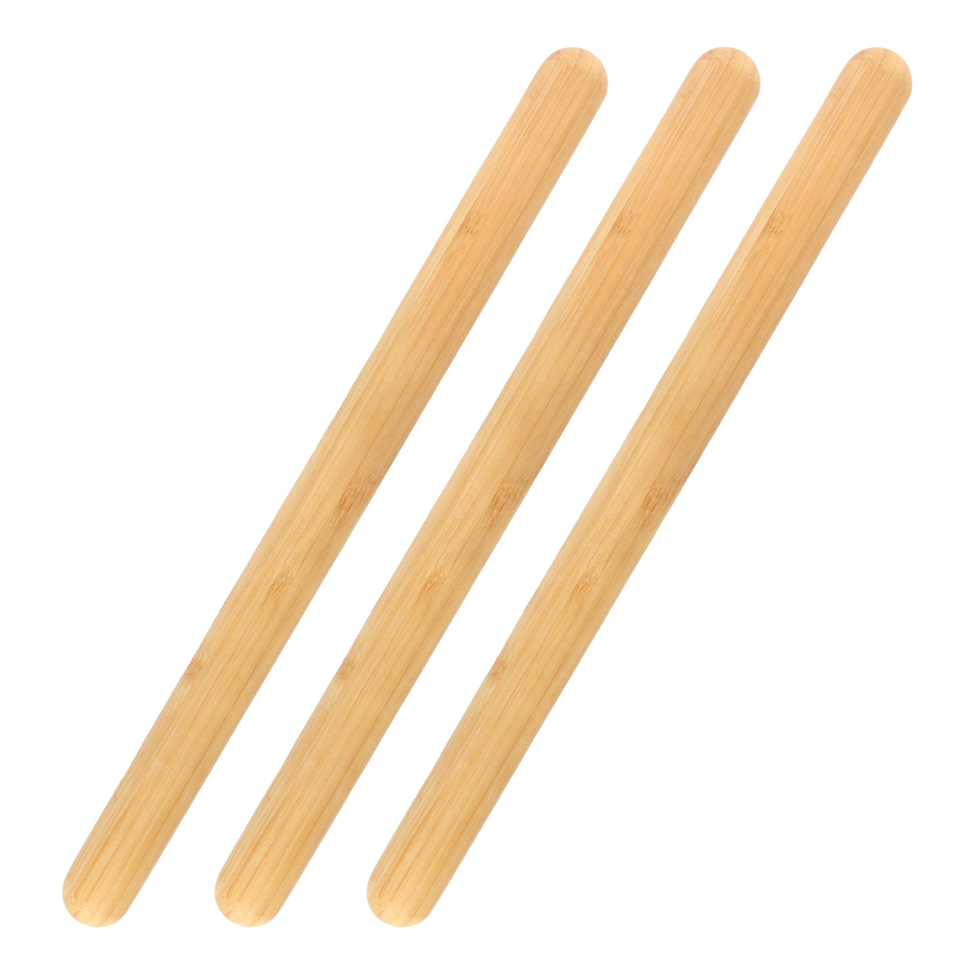 bamboo rolling pin thin round ends