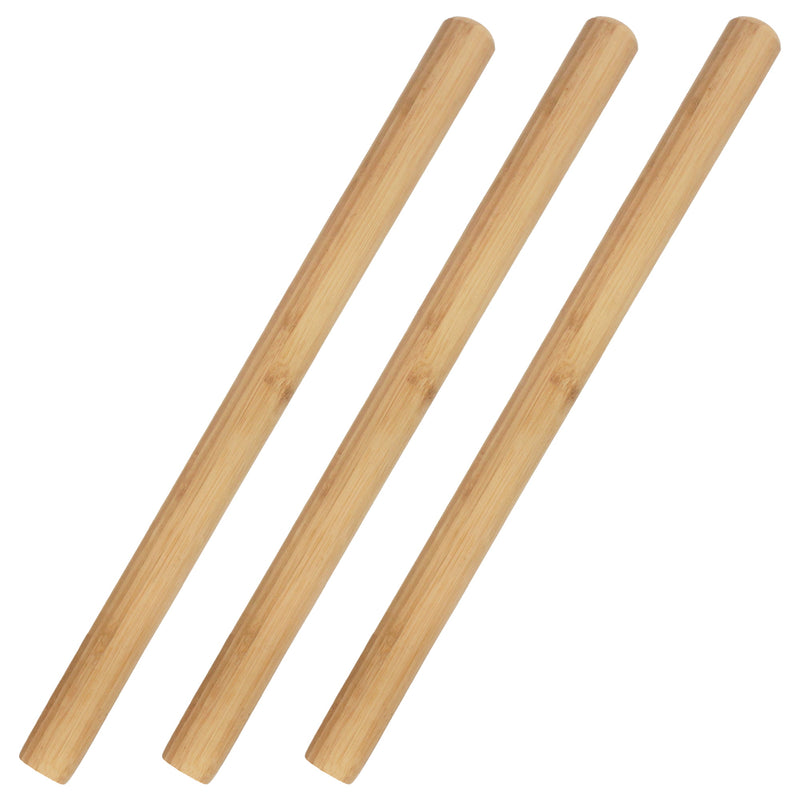 bamboo rolling pin flat ends