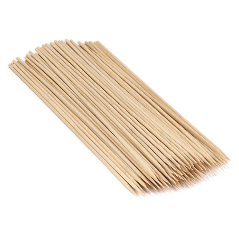 Premium Natural Bamboo Extra Long Short Sharp Point Round Skewers