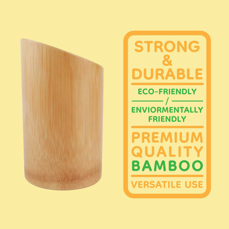 Bamboo Utensil Holder