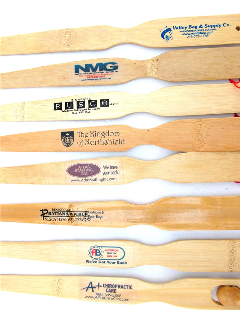 bamboo wooden backscratcher shoehorn