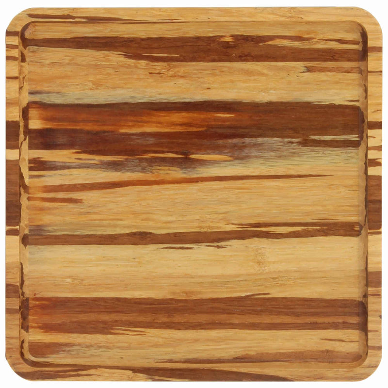 Bamboo Reusable Tiger Stripe Serving Trays
