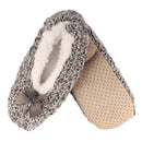 Women's Sequin Non-Slip Lined Furry Slippers: 1 Pair