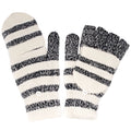 Women's Knitted Fingerless Gloves Convertible Mittens One Size Multiple Colors