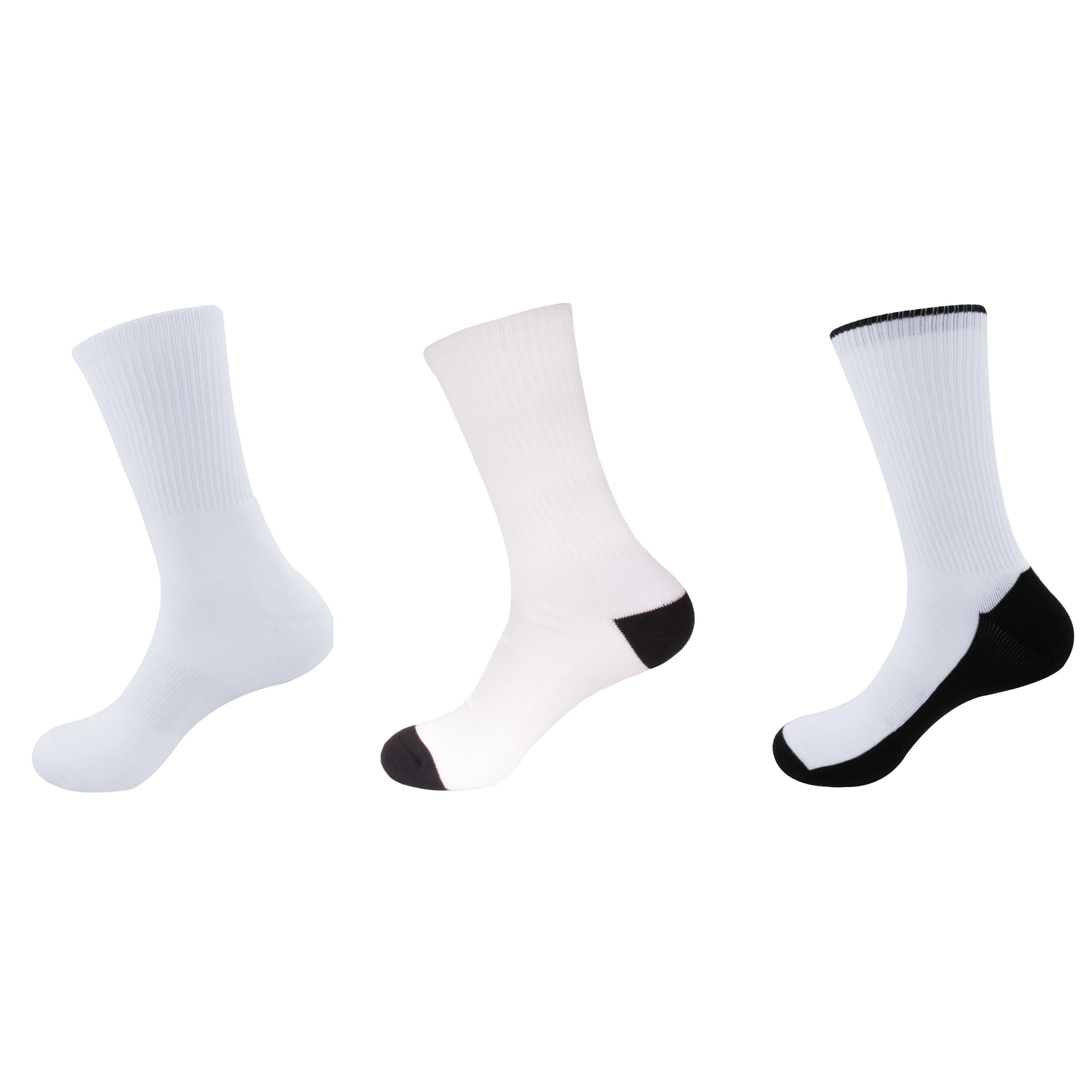 We carry a variety of blank sublimation socks for your next image transfer project