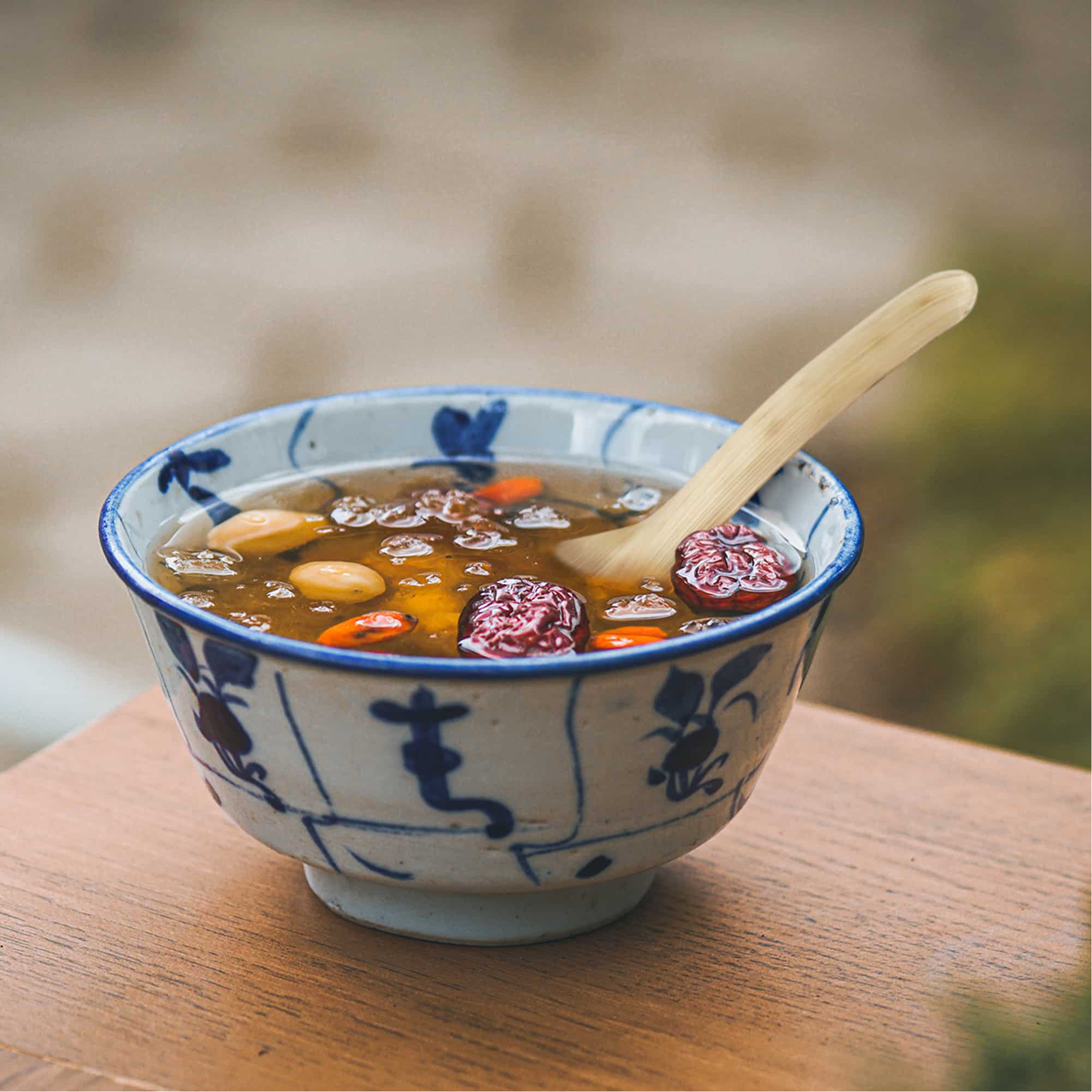 Bamboo Leaf Chinese Soup Spoon