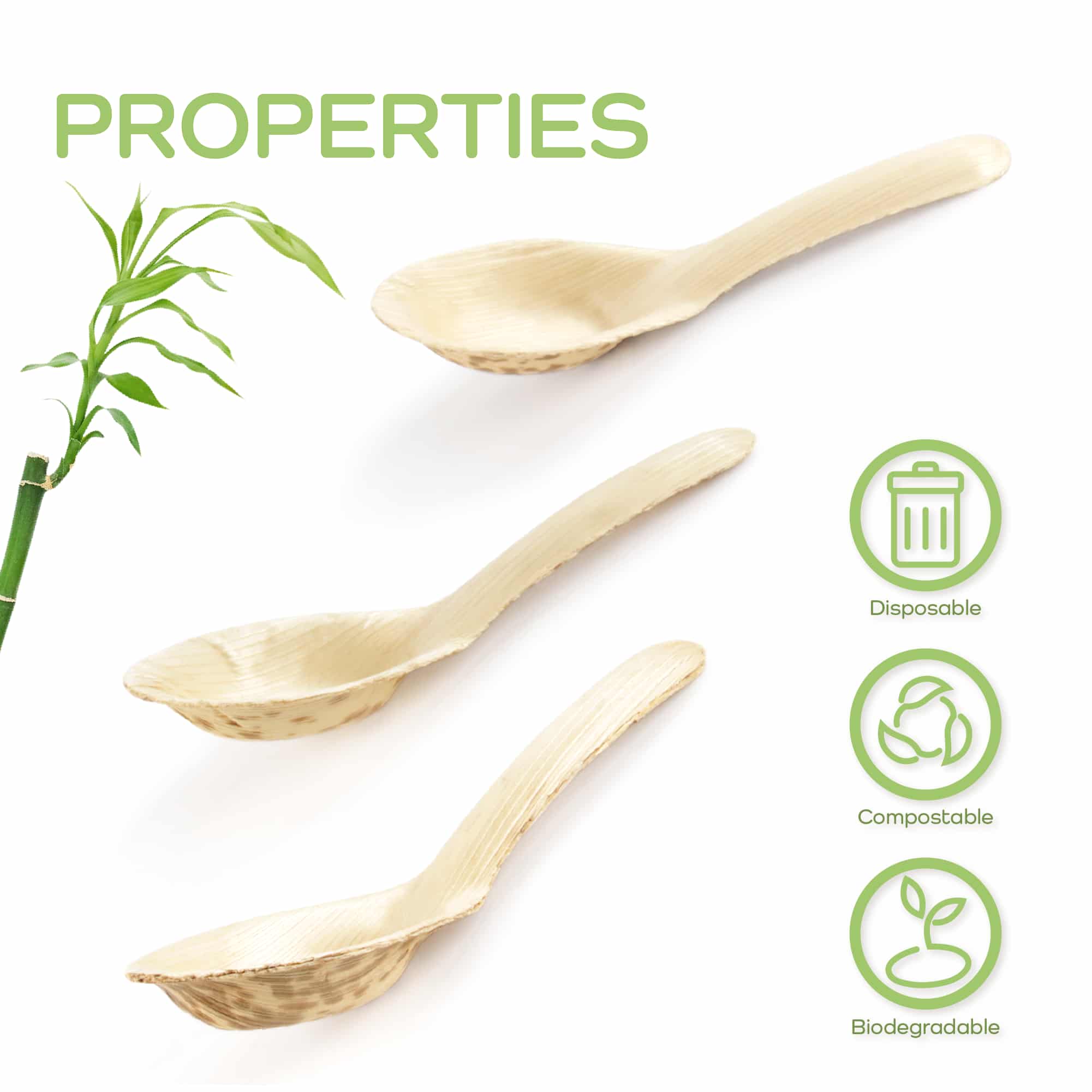 Bamboo Leaf Chinese Soup Spoon