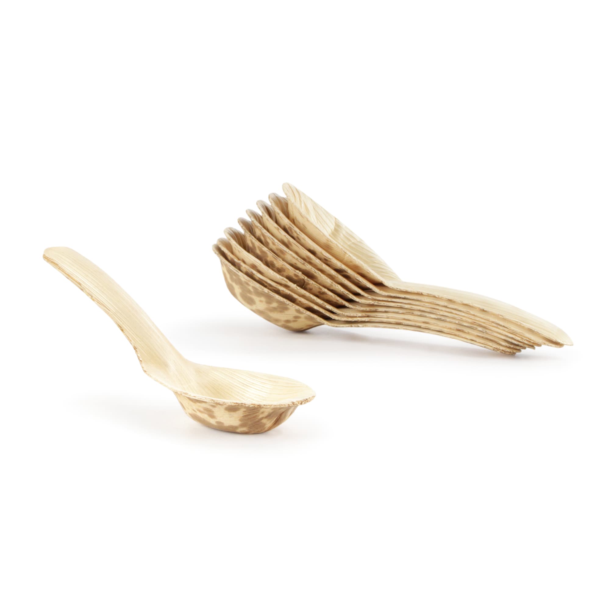 Bamboo Leaf Chinese Soup Spoon