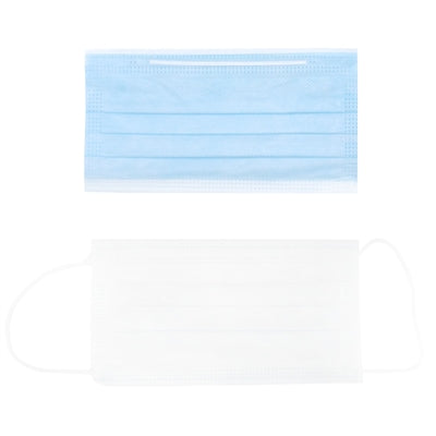both layers of face mask