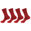 Women's Bamboo Cushioned Crew Socks: 4 Pairs