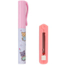 Mini Pen-Style and Push Portable Safety Scissors Set