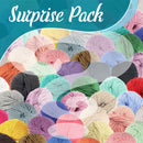 colored yarn grouped together with question mark in the middle