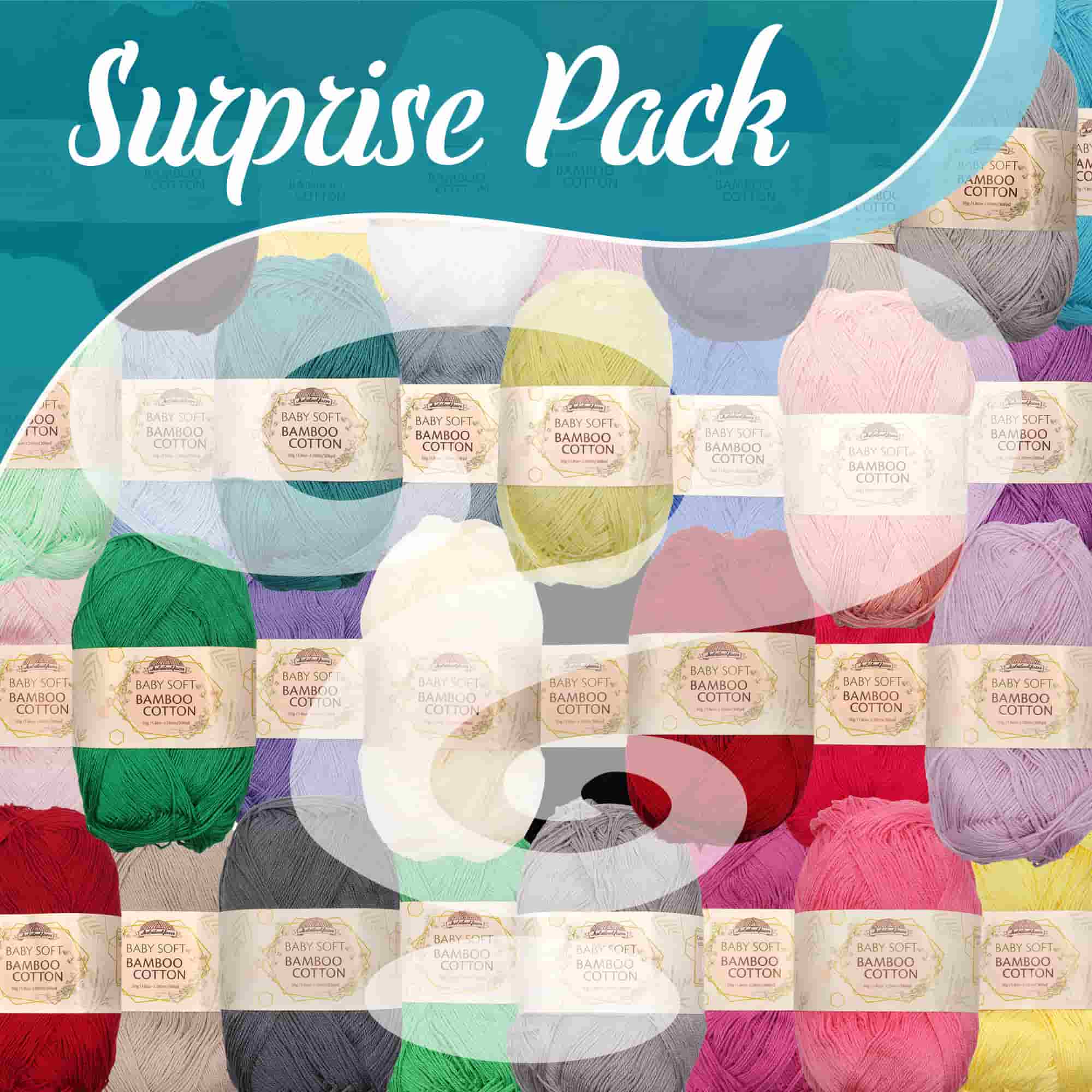 Baby Soft Bamboo Cotton Yarn: 1 Skein Packs