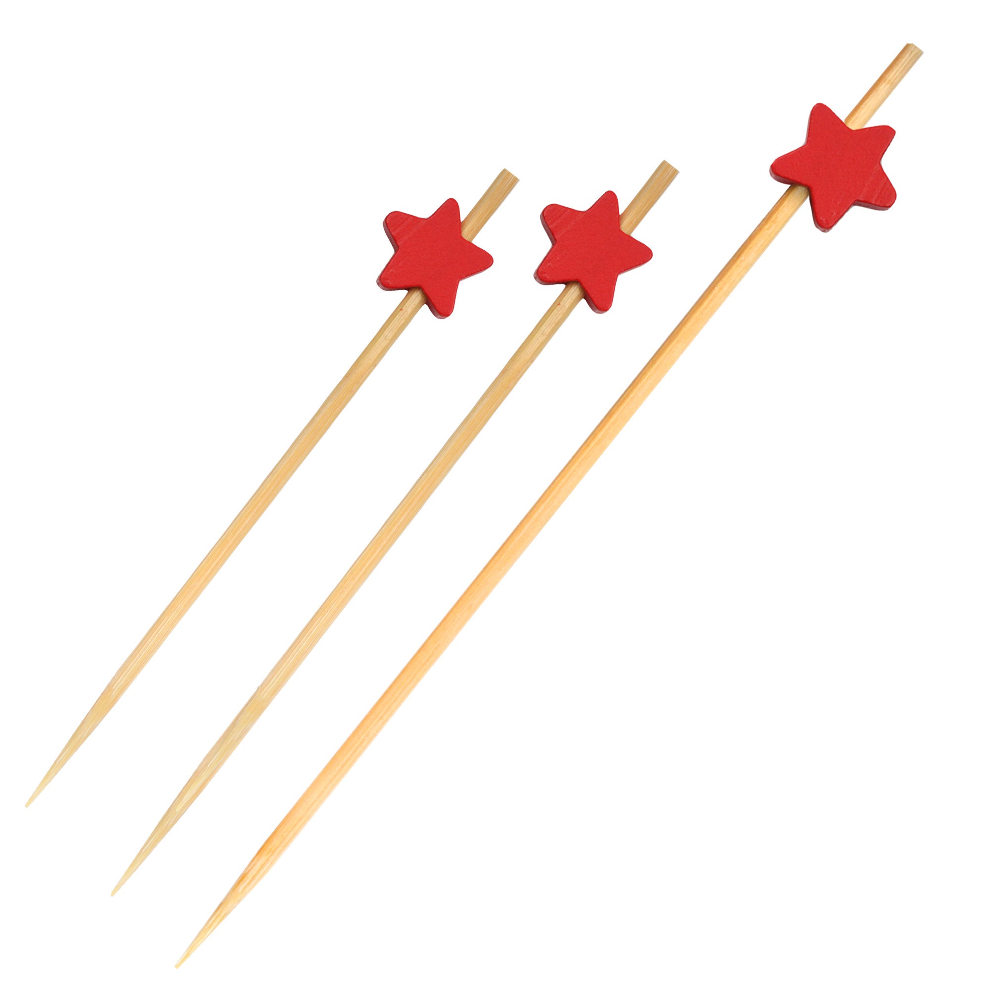 Star Bamboo Food Picks
