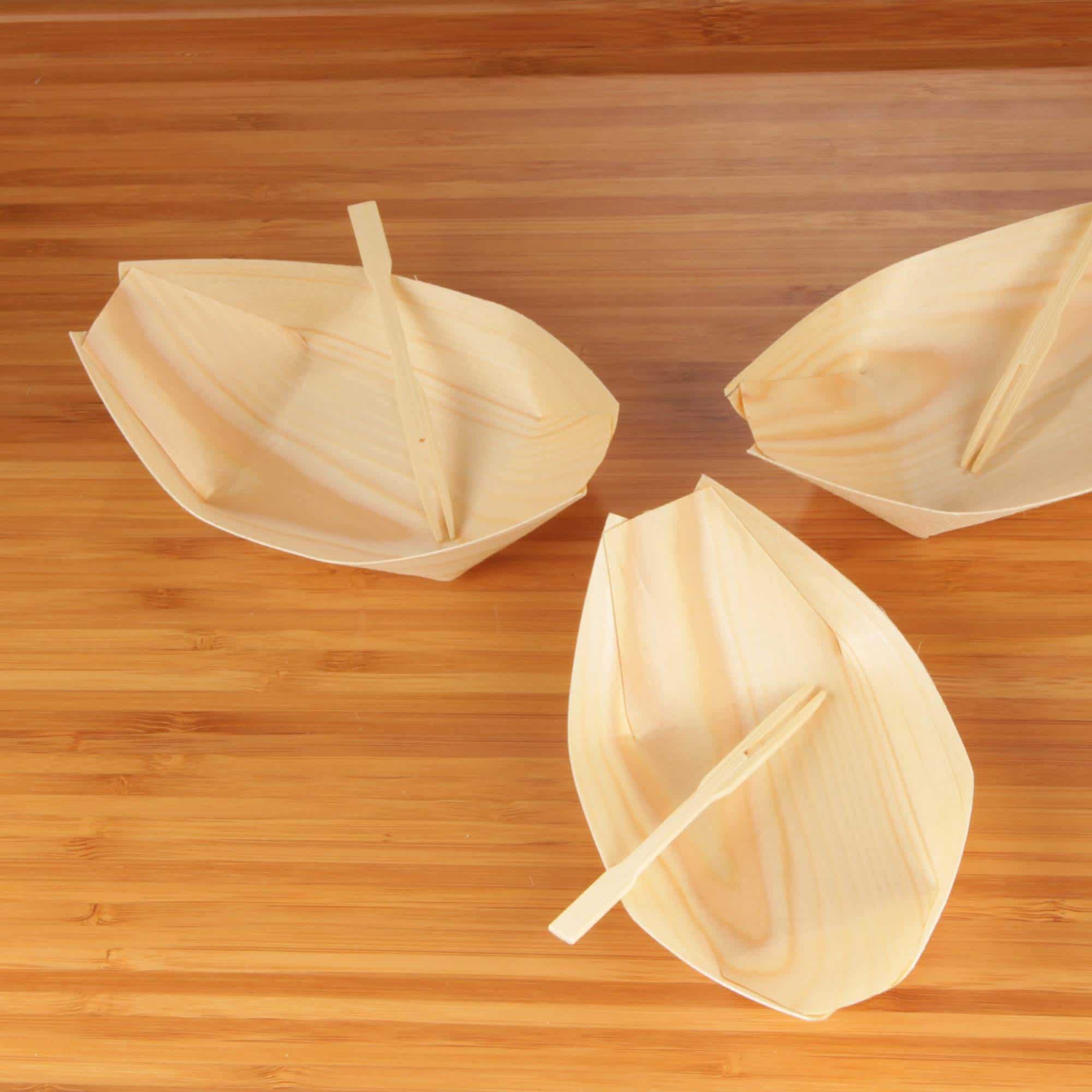multiple trays with forks