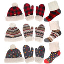 fuzzy hats mittens socks