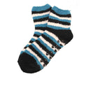 Assorted Fuzzy Stripe Solid Non-Slip Home Socks