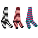 Women's Fuzzy Patterned Knee High Socks