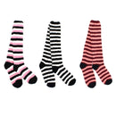 Women's Fuzzy Patterned Knee High Socks