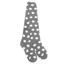 Women's Fuzzy Patterned Knee High Socks